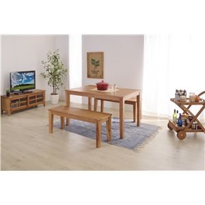 Amazon.co.jp: 日用品 木製ベンチ椅子/ベンチチェア 【幅104cm×奥行